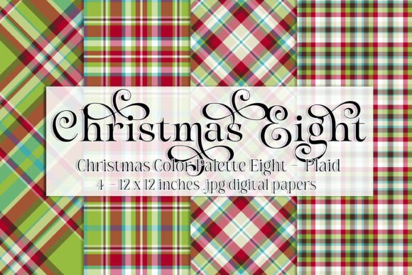Christmas CP8 Plaid Backgrounds 1: Your New Holiday Design Staple