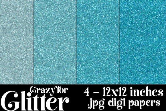 Crazy for Glitter Backgrounds, Blue 3: Your Next Go-To Design Asset