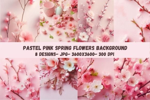 Embrace the Season: Designing with Pastel Pink Spring Backgrounds