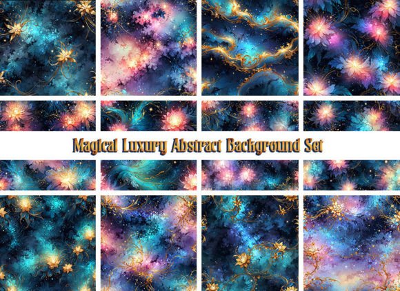 Magical Luxury Abstract Backgrounds: Elevating Your Visual Projects