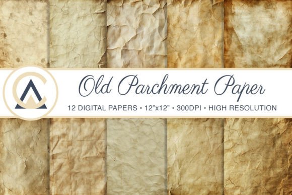 Old Vintage Parchment Paper Backgrounds: Timeless Texture for Modern Design
