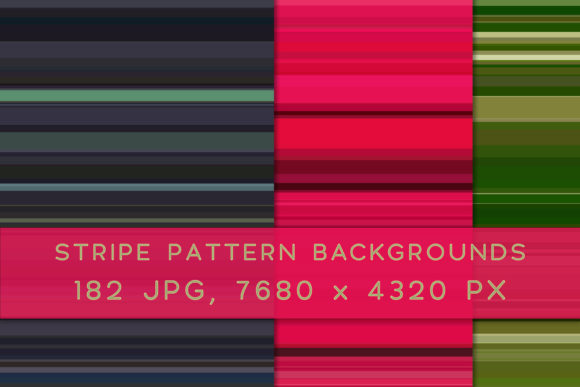 Stripe Pattern Backgrounds: 182 High-Resolution Design Assets