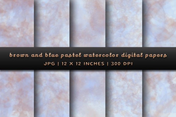 The Subtle Power of Brown and Blue Pastel Backgrounds
