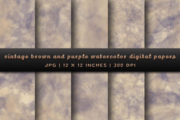 Timeless Elegance: Styling with Vintage Brown and Purple Backgrounds