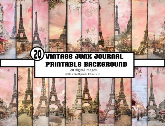 Unearthing the Past: Practical Uses for Vintage Junk Journal Backgrounds