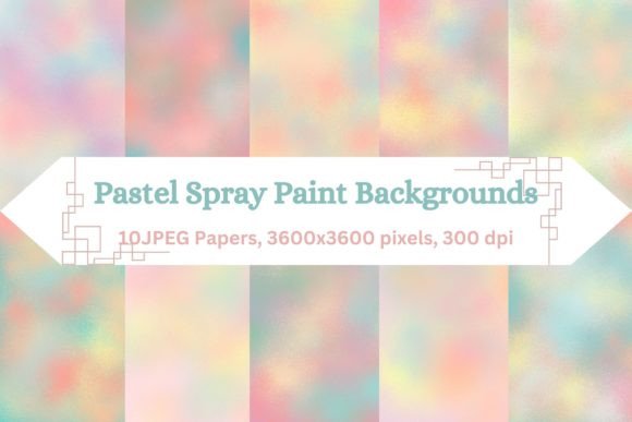 Unlock Soft, Artistic Flair with Pastel Spray Paint Backgrounds