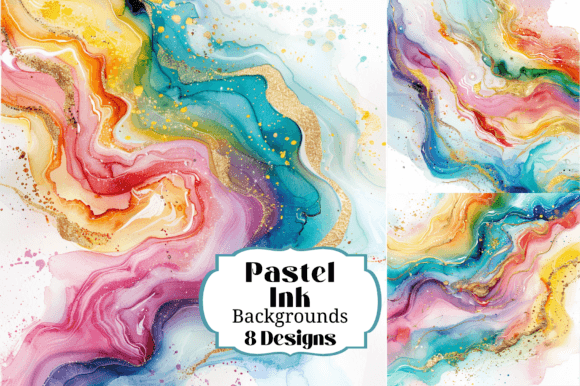 Unlocking Creative Potential with 8 Pastel Ink Backgrounds