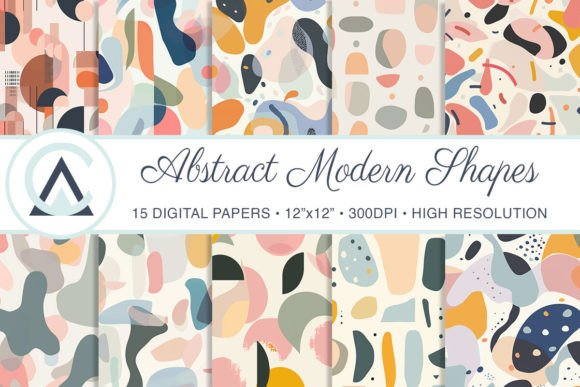 Unlocking Creativity with Abstract Shapes Seamless Backgrounds