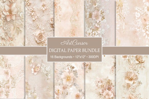 Vintage Floral Wedding Lace Backgrounds: A Designer's Guide