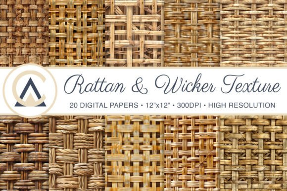 Warmth and Texture: Using Rattan & Wicker Backgrounds in Design
